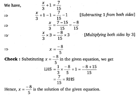 Solve The Following Equations X 3 1