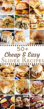 50 Best Slider Recipes Slider Recipes Food Drink Food