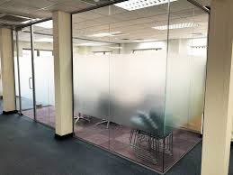acoustic glass office wall