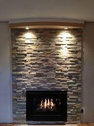 Electric Fireplace On