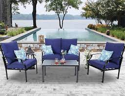 Mf Studio 4 Pc Outdoor Patio Furniture