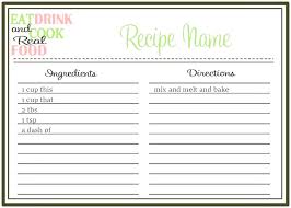 Recipe Pages Template Atlasapp Co