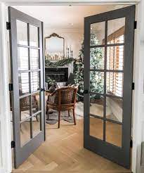 ideas for living room with french doors