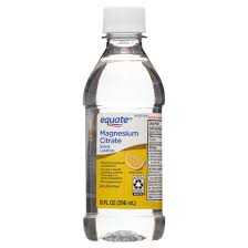 equate magnesium citrate saline