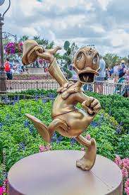 Donald Duck Gold Statue 50th