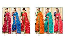 Saroj Saree Amrapali Fancy Work Designer Sarees Wholesalers