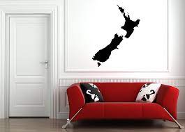 Map Nz Wall Decal Wall Stickers