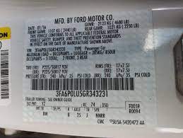 2016 Ford Fusion Se Hybrid On Copart