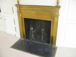 Vintage Brass Fireplace Surround
