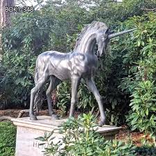 Fine Cast Large Bronze Unicorn