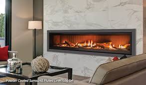Very Long Linear Fireplace Very High