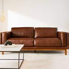 dekalb leather sofa 68 96