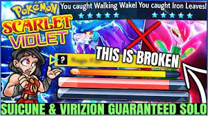 How to Solo Walking Wake & Iron Leaves in 1 Attack Easy - Best Raid Guide -  Pokemon Scarlet Violet! - YouTube