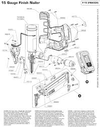 senco f 15 fn65da parts nailer