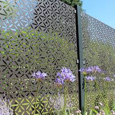 Our range of decorative fence panels could be just the thing you're after if you want something a little bit different. Motif Decorative Screening Fence Panel In Powder Coated Aluminium 5ft 8 Inches 657 99
