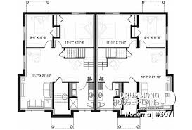 Semi Detached House Plans And Duplex