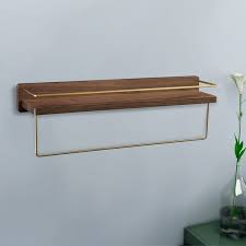Retro Wall Mounted With Towel Rack In