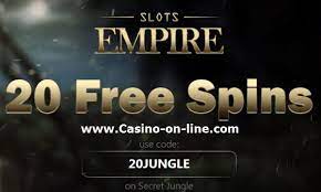 Free spins with no deposit. Slots Empire Casino No Deposit Bonus Codes 2021 20 Free Spins