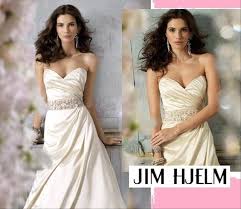Jim Hjelm Occasions Champagne Silk Jh8054 Traditional Wedding Dress Size 8 M 72 Off Retail