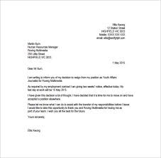 Formal Resignation Letter Template         Free Word  Excel  PDF     Dakotacorns Com Resignation Letter    
