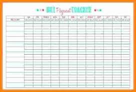 Monthly Bill Organizer Template Excel Download