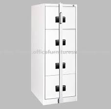 white filing steel cabinet with 4