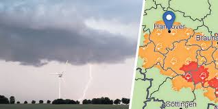 Gesamter kartenausschnitt | alle warnungen | heute, montag Unwetterwarnung Fur Die Region Hannover Am Sonntag 16 August