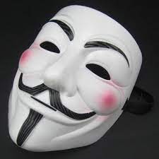 V wie for Vendetta Mask - Guy Fawkes ...