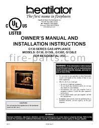 G136e Manual Fire Parts Com