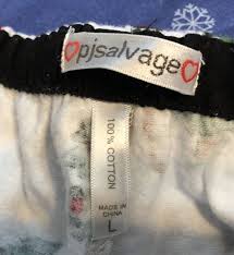 Details About P J Salvage Pajama Pants Flannel Sz L 10 12 New Winter Theme 100 Cotton