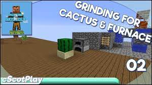 High tech mods, full automation, and chicken sticks! Modern Skyblock 2 W Cscot Ep 02 Getting Cactus And Furnace Let S Play Walkthrough Youtube