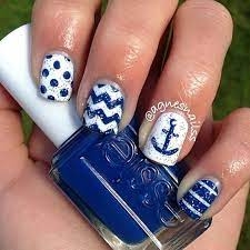 nautical nail art diy cuteness