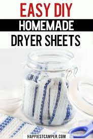 diy homemade dryer sheets