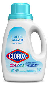 How to get rid of bleach smell on clothes. Free Clear Bleach Clorox