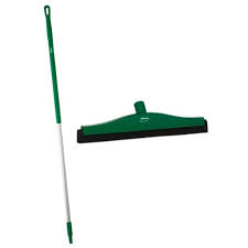 plastic floor squeegee handle green