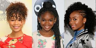 Long undercut hairstyle for curly hair. 14 Easy Hairstyles For Black Girls Natural Hairstyles For Kids