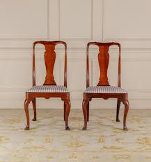 george i fruitwood side chairs