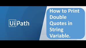 Any ideas on how you escape those double quote double quotes? Add Double Quotes In A String Youtube