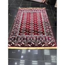 turkish bukhara carpet 0607 red size