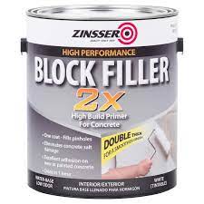 Zinsser 1 Gal Block Filler 2x Primer 2 Pack White