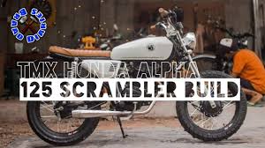 tmx honda alpha 125 scrambler by cafe