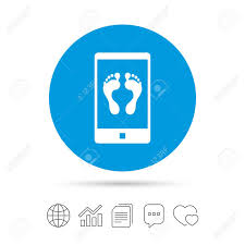 Selfie Legs Sign Icon Self Feet Photo On Smartphone Symbol