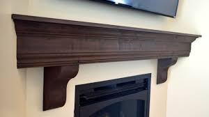 DIY Fireplace Mantel Shelf YouTube