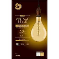 Ge Vintage 40 Watt Eq Ps52 Amber Dimmable Edison Light Bulb In The Decorative Light Bulbs Department At Lowes Com