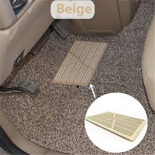 What kind of carpet is used in cars? Vehicleshop Universal Beige Pvc Car Foot Mat Floor Carpet Pad Heel Pedal Patch Cover 2 Shopee Brasil