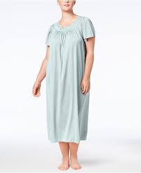 Plus Size Tricot Flutter Sleeve Long Gown