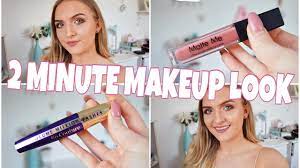 2 minute makeup tutorial amy louise