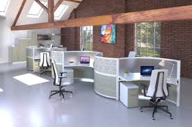 s shaped office desk modular furniture