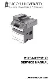 This machine makes copies without problems from adf and exposure glass. Ricoh M126 Service Manual Pdf Download Manualslib