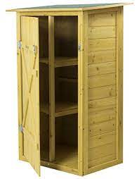 Woodside Wooden Garden Storage Cupboard